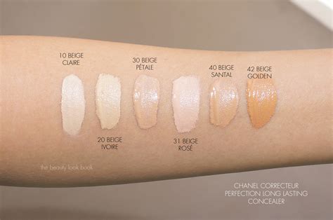 chanel correcteur perfection concealer swatches|le correcteur de chanel concealer.